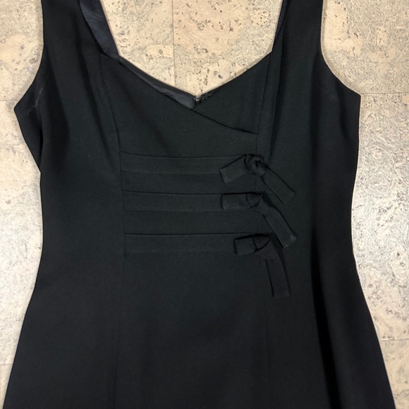 VINTAGE Nicole Miller Evening Gown Black Size 6 - Picture 7 of 12